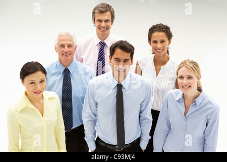 Mixed group business people Stock Photo