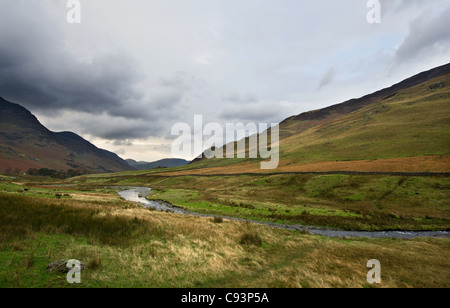 Honnister Pass in the Lake District Stock Photo