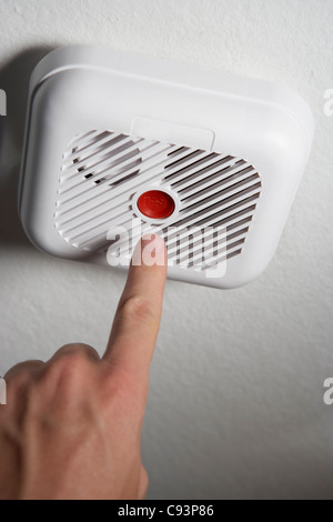 inside a smoke alarm Stock Photo - Alamy