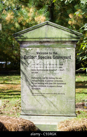 Welcome to the  Extinct Graveyard in America Stock Photo