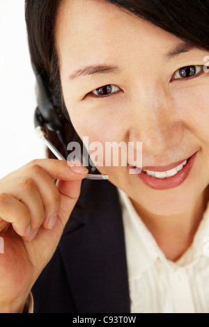 Portrait of business woman in suit Stock Photo