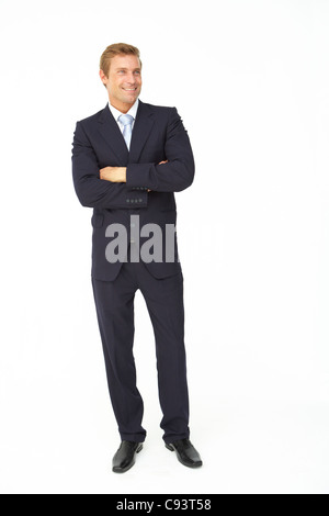 Portrait of business man in suit Stock Photo