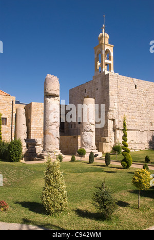 Deir al-Kalaa (Monastery of the Fortress), Beit Mery, Metn, Mount Lebanon. Stock Photo