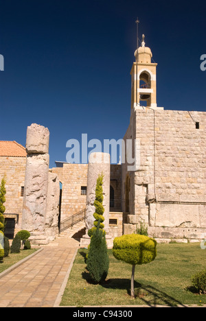 Deir al-Kalaa (Monastery of the Fortress), Beit Mery, Metn, Mount Lebanon. Stock Photo