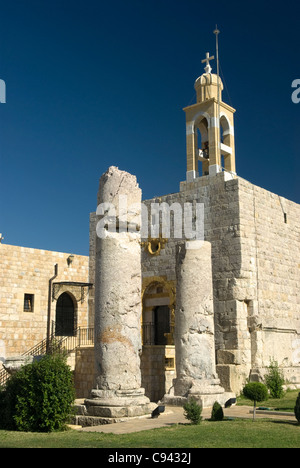 Deir al-Kalaa (Monastery of the Fortress), Beit Mery, Metn, Mount Lebanon, Lebanon. Stock Photo