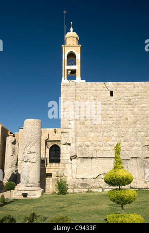 Deir al-Kalaa (Monastery of the Fortress), Beit Mery, Metn, Mount Lebanon, Lebanon. Stock Photo