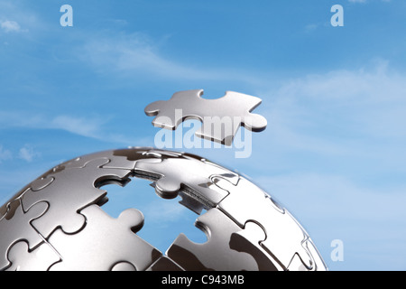 Global solution Stock Photo