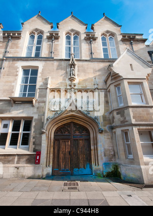 Front entrance and facade of the famous Cavendish Laboratories, Cambridge University, England. Stock Photo