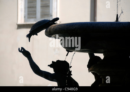 Fountain of Tortoises. Rome. Italy. Europe Stock Photo