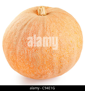 orange pumpkin isolated on white Stock Photo