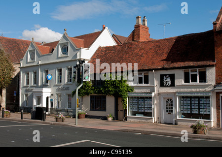 High Street, Henley in Arden, Warwickshire, England, UK Stock Photo