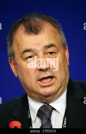 BRENDAN BARBER TUC GENERAL SECRETARY 04 November 2011 PALAIS DE FESTIVAL CANNES FRANCE Stock Photo