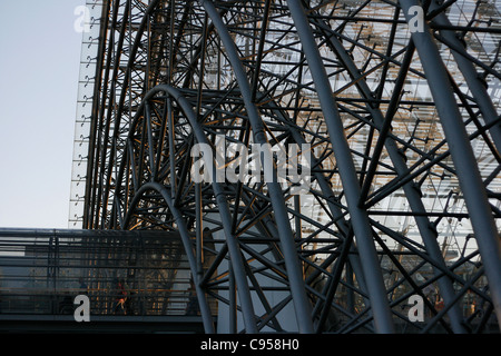 View on the construction of the Congress Center in Leipzig, Germany. Stock Photo