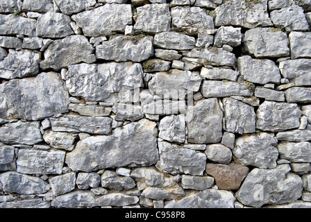 wall made from rock Stock Photo