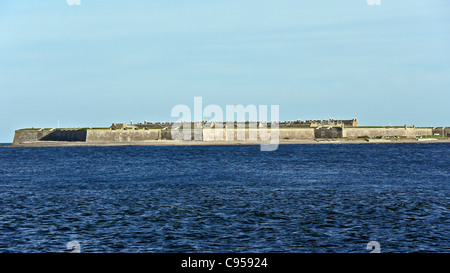 Fort George in Moray  viewed from Chanonry Point near Fortrose The Black Isle Scotland Stock Photo