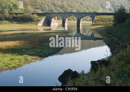 Lindley Wood Viaduct in Washburndale, Yorkshire Stock Photo