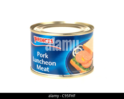 Princes Pork Luncheon Meat Stock Photo