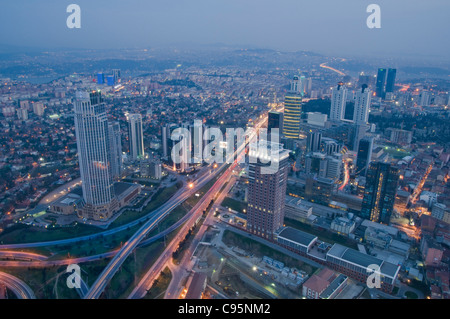 Levent is a business districts of Istanbul ,Turkey Stock Photo