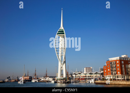 England, Hampshire, Portsmouth, View of Spinnaker Tower Stock Photo