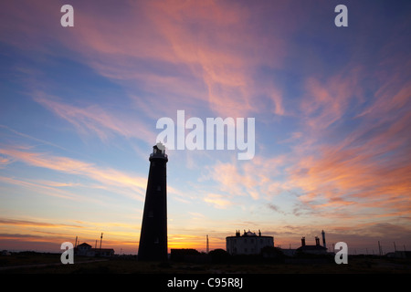 England, Kent, Dungeness, The old Lighthouse Stock Photo