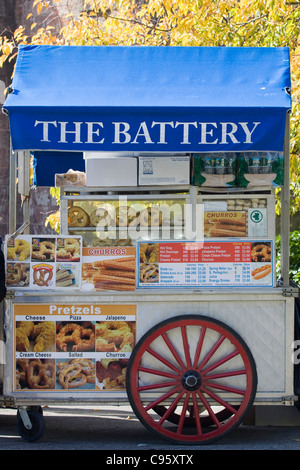 New York City street food vendor Stock Photo