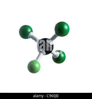 Cfc Molecule Model Stock Photo Alamy