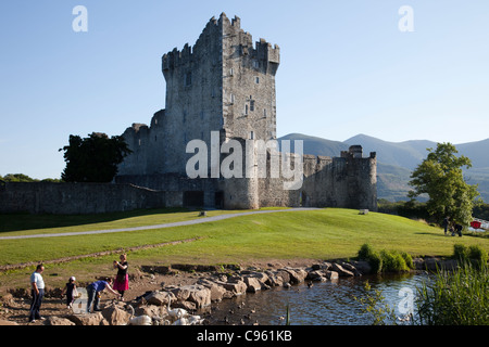 Republic of Ireland, County Kerry, Killarney, Ross Castle Stock Photo