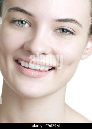 Happy young woman. Stock Photo