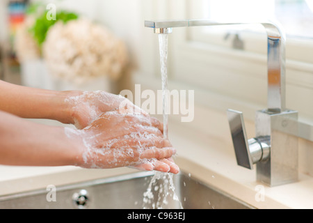 Washing hands. Stock Photo