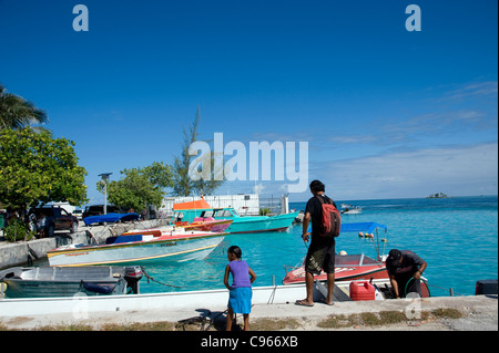 French Polynesia Rangiroa Stock Photo