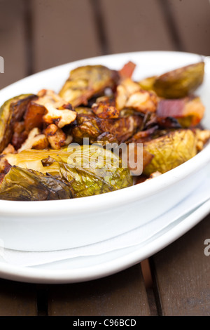 Brussel sprouts side dish Stock Photo