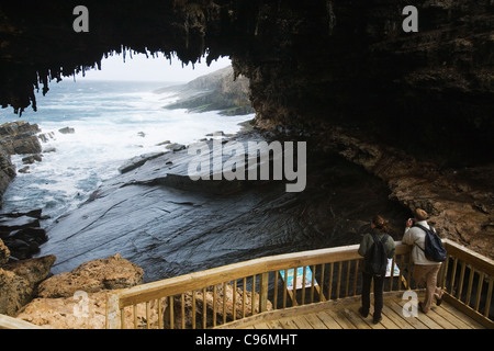 Admirals Arch at Cape du Couedic.  Flinders Chase National Park, Kangaroo Island, South Australia, Australia Stock Photo