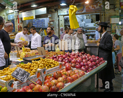 Jerusalem, Machane Yehuda food market Stock Photo