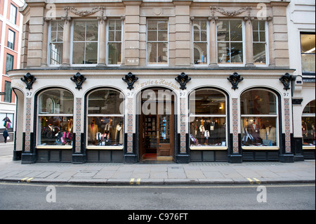 Harvie And & Hudson 97 Jermyn Street London Tailor Stock Photo