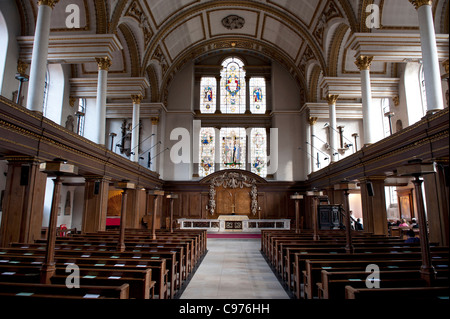 Interior of St James Church Piccadilly London Stock Photo