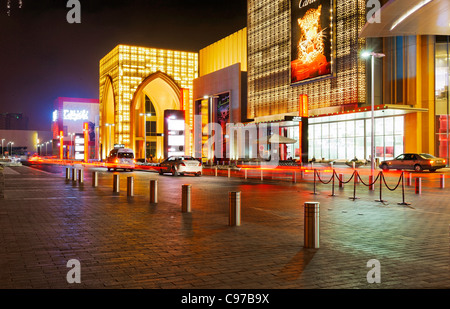 Main entrance of the DUBAI MALL, the world's largest mall, Downtown Dubai, Dubai, United Arab Emirates, Middle East Stock Photo