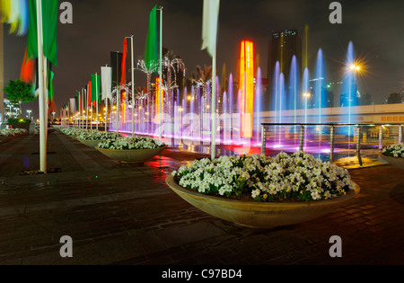 Main entrance of the DUBAI MALL, the world's largest mall, Downtown Dubai, Dubai, United Arab Emirates, Middle East Stock Photo