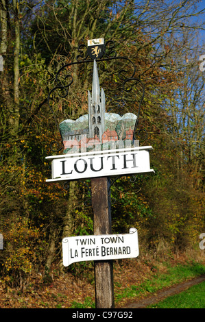 Louth,Historic Capital of Lincolnshire Wolds England. Stock Photo