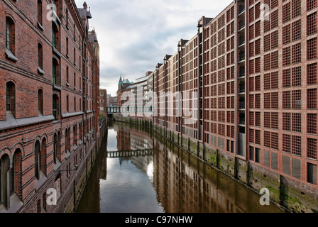 Warehouse District of Hamburg, Speicherstadt, Hamburg, Germany Stock Photo