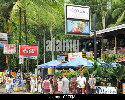 Costa Rica. Manuel Antonio. Street scene. Stock Photo