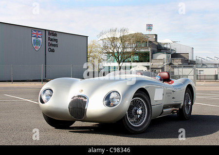 2011 Proteus C-Type beside the BRDC stands at Silverstone Stock Photo