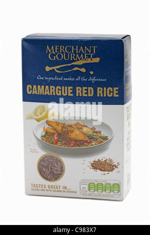 merchant gourmet camargue red rice Stock Photo