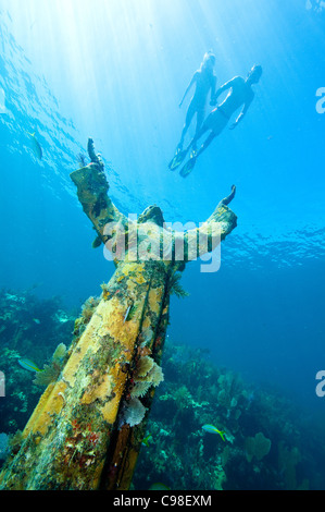 Christ Abyss statue Stock Photo