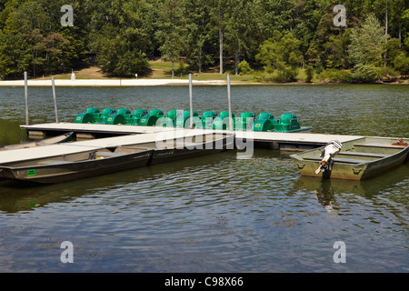 Concessions on Hunting Creek Lake in Cunningham Falls State Park, Maryland. Stock Photo