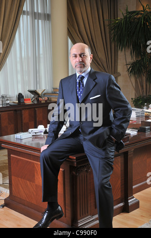 Shafik Gabr, CEO of ARTOC Group, an investment holding company with HQ in Cairo, Egypt. Stock Photo
