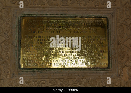 Brass Memorials Stock Photo - Alamy