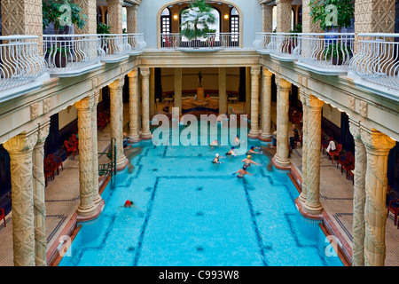 Budapest, Gellert Baths in Budapest Stock Photo