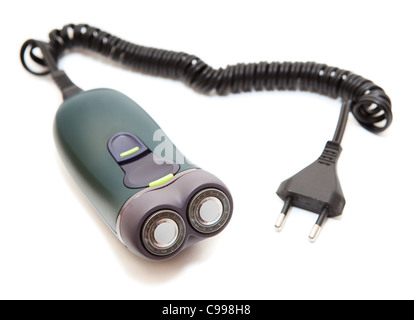 Electric shave isolated on a white background with wire Stock Photo