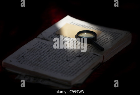 torus sacred book of the Jewish people of faith is an open Stock Photo