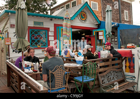 Sausalito San Francisco Restaurant Mexican Bar Pub California United States Stock Photo